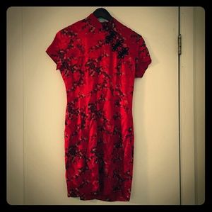Asian Style Red Dress